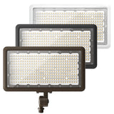 100/120/150W Tri-Power Tri-Color Knuckle Mount LED Flood Light w/ Photocell - Envision LED