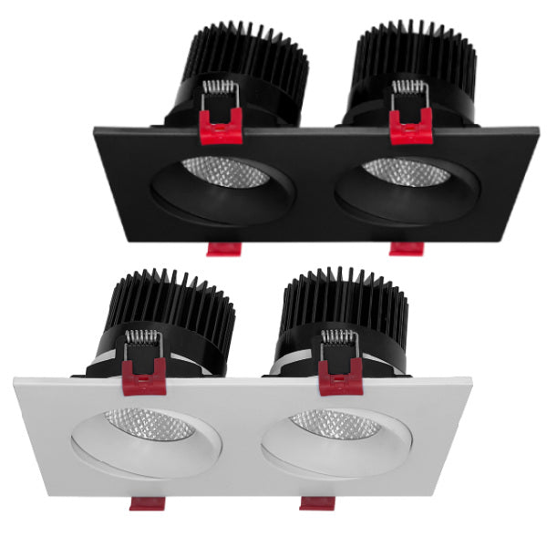 2 Head Adjustable 5CCT LED Downlight - Envision LED