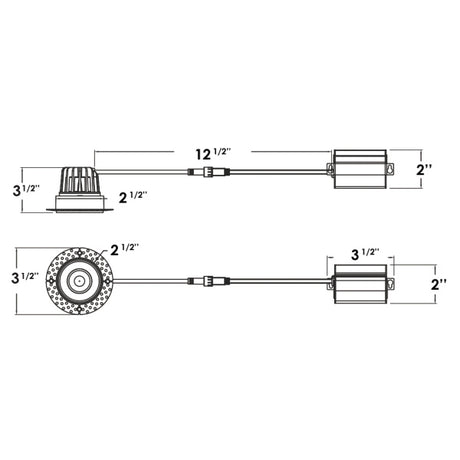 8W 2" Trimless 5CCT Down Light - Envision LED