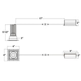 15W 2" Square Trimless 5CCT Down Light - Envision LED