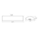2ft x 14in 5-Color Tri-Power Wrap Around Fixture - Envision LED
