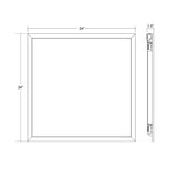 2x2 Back Lit 5-Color 3-Power Panel Light - Envision LED