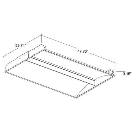 2x4 4-Color 3-Power Center Basket LED Troffer - Envision LED