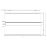 2 x 4 5-Color 3-Power Flat LED Troffer - Envision LED