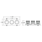 3 Head Adjustable 5CCT LED Downlight - Envision LED