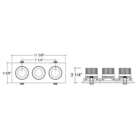 3 Head Adjustable 5CCT LED Downlight - Envision LED