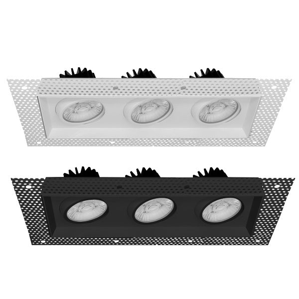 3 Head Trimless Adjustable 5CCT LED Downlight - Envision LED