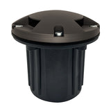 Solid Brass In-Ground 3 Light Covered Lens Well Light - Envision LED