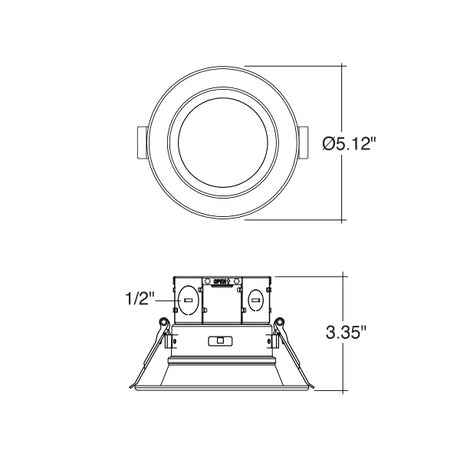 4” 11W 5-Color J-Box Down Light - Envision LED