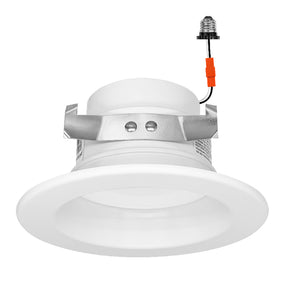 4 inch smooth 5CCT LED recessed retrofit with energy-efficient 8W, 10W, and 12W options