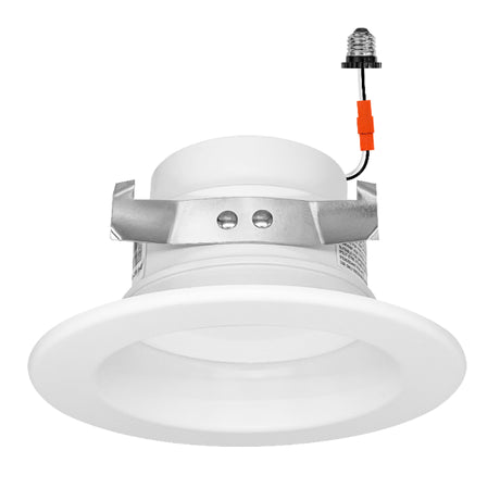 4 inch smooth 5CCT LED recessed retrofit with energy-efficient 8W, 10W, and 12W options