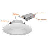 6" 12/15/18W 5-Color Canless Smooth Down Light - Envision LED
