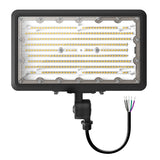 60/80/100W Tri-Power Tri-Color Knuckle Mount LED Flood Light w/ Photocell - Envision LED