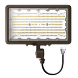 60/80/100W Tri-Power Tri-Color Knuckle Mount LED Flood Light w/ Photocell - Envision LED