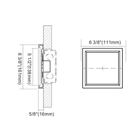15W 7" Square Multi-Color Surface Mount Light - Envision LED