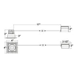 8W 2" Square Trimless 5CCT Down Light - Envision LED