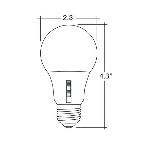 A19 9W 5CCT Dimmable LED Bulb - Envision LED