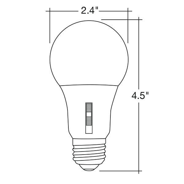 A21 15W 5CCT Dimmable LED Bulb - Envision LED