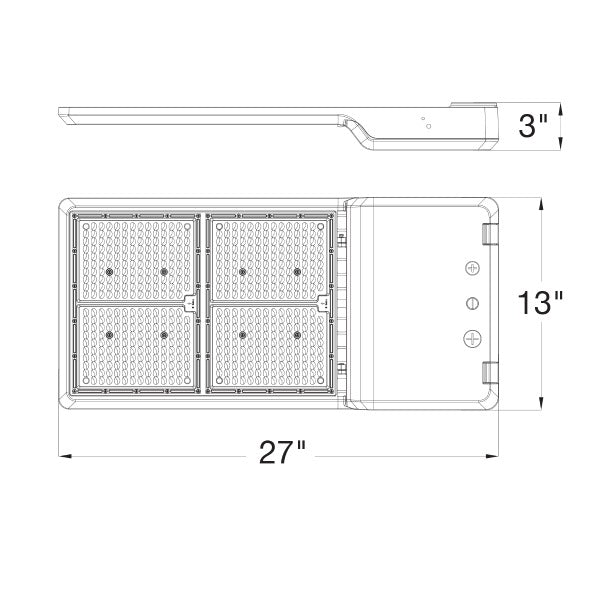 330W-450W Multi-Power Tri-Color Area LED Light - Envision LED