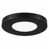3W Black Slim Snap-On Trim UL Puck Light - Envision LED