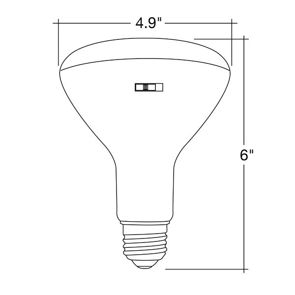 BR40 13W 5CCT Dimmable LED Bulb - Envision LED