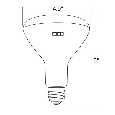 BR40 13W 5CCT Dimmable LED Bulb - Envision LED