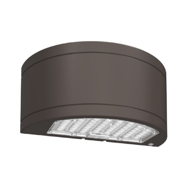 48/64/80W Tri-Color Semi-Circle Up/Down Wall Pack - Envision LED