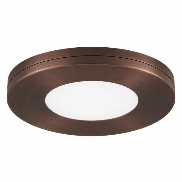 3W Copper Slim Snap-On Trim UL Puck Light - Envision LED