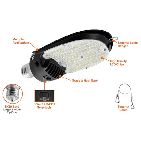 36/45/54W Retrofit Flat Corn Bulb 5000K - Envision LED