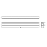 4' 30/40/50W 5-Color Linkable Linear Strip Light - Envision LED