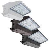 20-60W Tri-Color Cutoff LED Wall Pack w/ Photocell - Envision LED