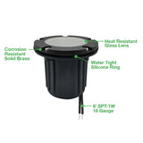 Solid Brass In-Ground Open Lens Well Light - Envision LED