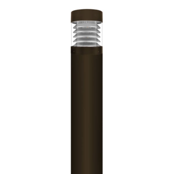 12/16/22W 5-Color Round Flat Louver LED Bollard - Envision LED