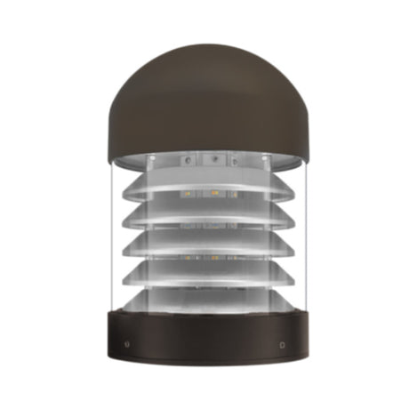 12/16/22W 5-Color Round Dome Louver LED Bollard - Envision LED