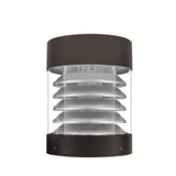 12/16/22W 5-Color Round Flat Louver LED Bollard - Envision LED