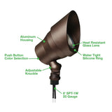 5W RGB+5-CCT Bullet Flood LED Up Light - Envision LED