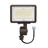 15W Tri-Color Knuckle Mount LED Flood Light w/ Integrated Photocell - Envision LED