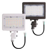 35W/50W Dual-Power Tri-Color Knuckle Mount LED Flood Light w/ Photocell - Envision LED