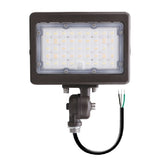35W/50W Dual-Power Tri-Color Knuckle Mount LED Flood Light w/ Photocell - Envision LED