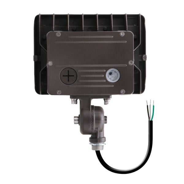 35W/50W Dual-Power Tri-Color Knuckle Mount LED Flood Light w/ Photocell - Envision LED