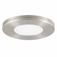 Nickel slim puck under cabinet light offering durable and elegant lighting solutions