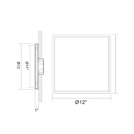 22W 12" Wet Rated Multi-Color Square Surface Mount Light - Envision LED