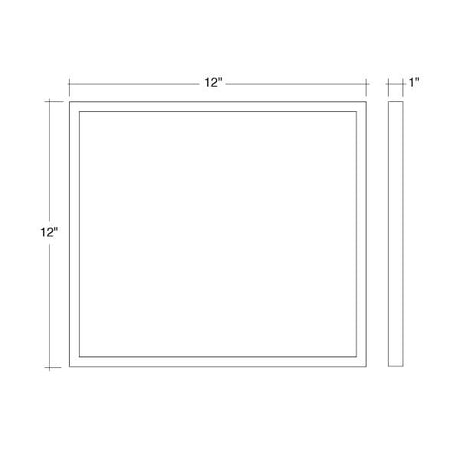 18W 1X1 Multi-Color Surface Mount Fixture - Envision LED