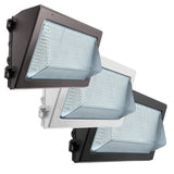 40W-120W Tri-Color Traditional Non-Cutoff LED Wall Pack w/ Photocell - Envision LED