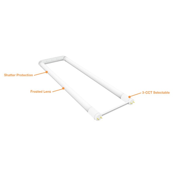 U Lamp Tri - Color Dimmable Tube Bulb - Envision LED
