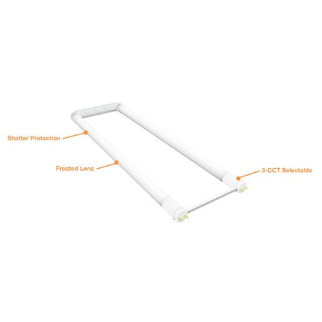 U Lamp Tri - Color Dimmable Tube Bulb - Envision LED
