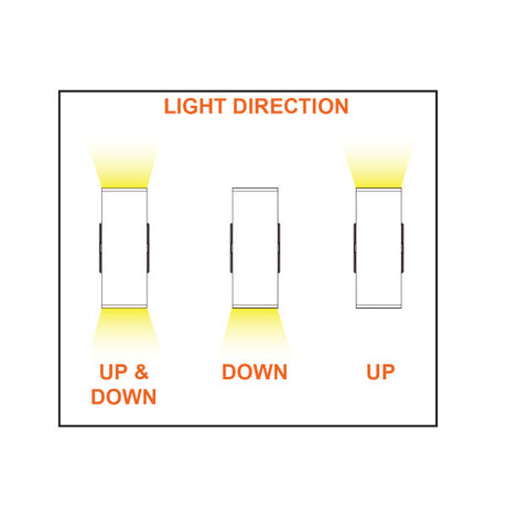 12/16/20W 4" Tri-Color Up and Down Light w/ Photocell - Envision LED