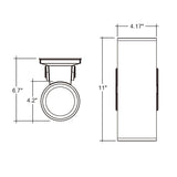 22/29/35W 6" Tri-Color Up and Down Light w/ Photocell - Envision LED