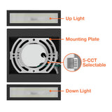 15W Up and Down Mini Wall Sconce - Envision LED