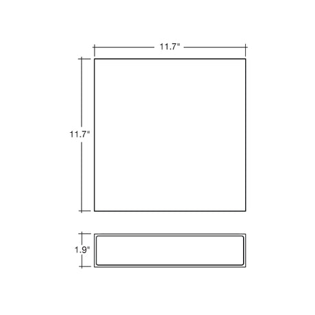 30W 5-Color 12" Square Wall Sconce - Envision LED